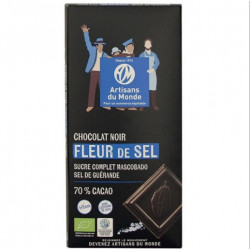 Tablette de chocolat noir équitable 70%